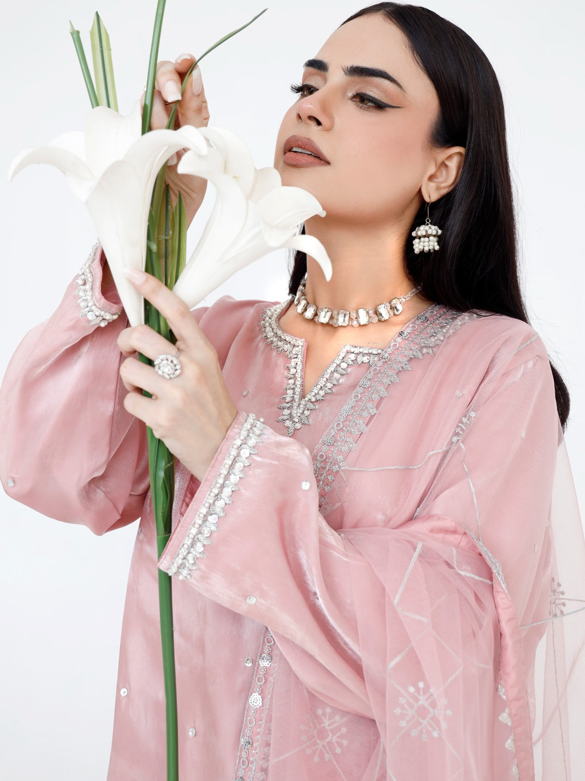 shesha silk three piece