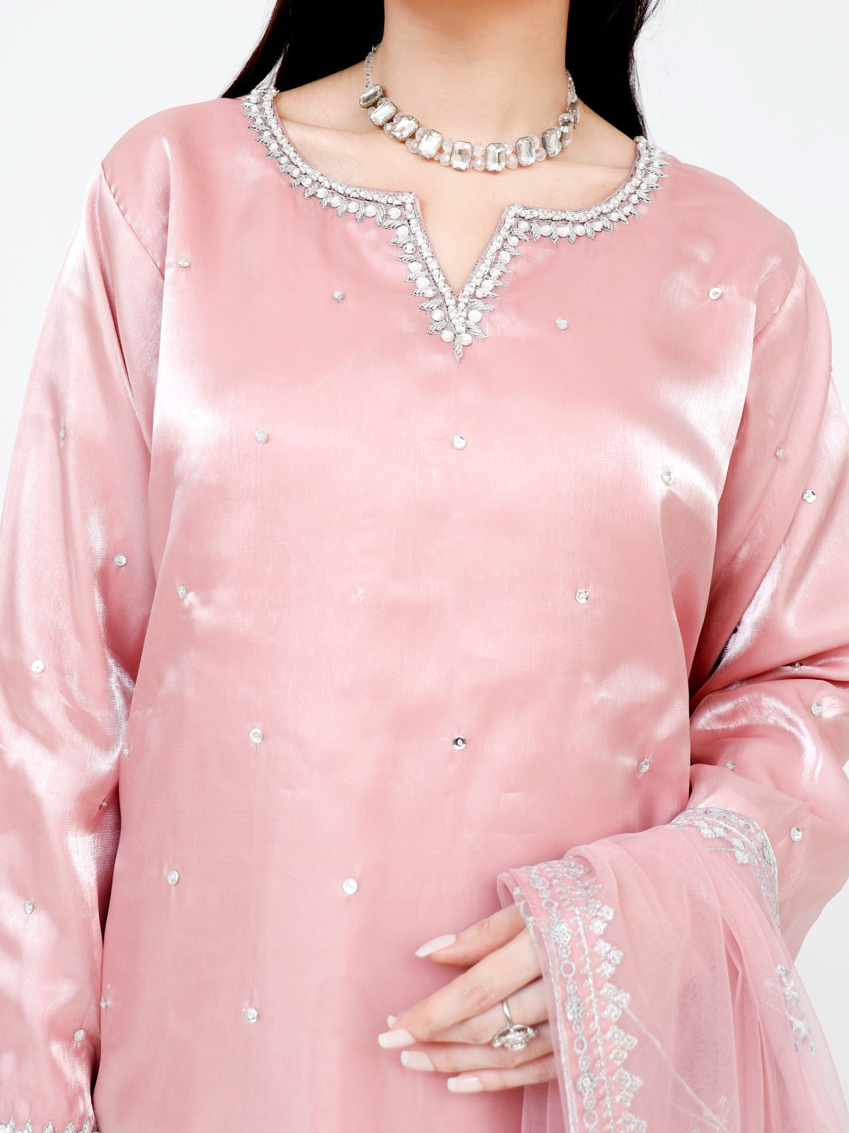 shesha silk three piece