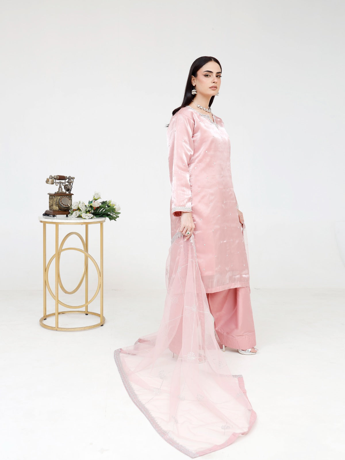 shesha silk three piece